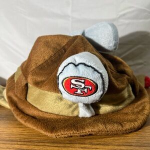 Forever 21 Brown and Gold Kids Hat